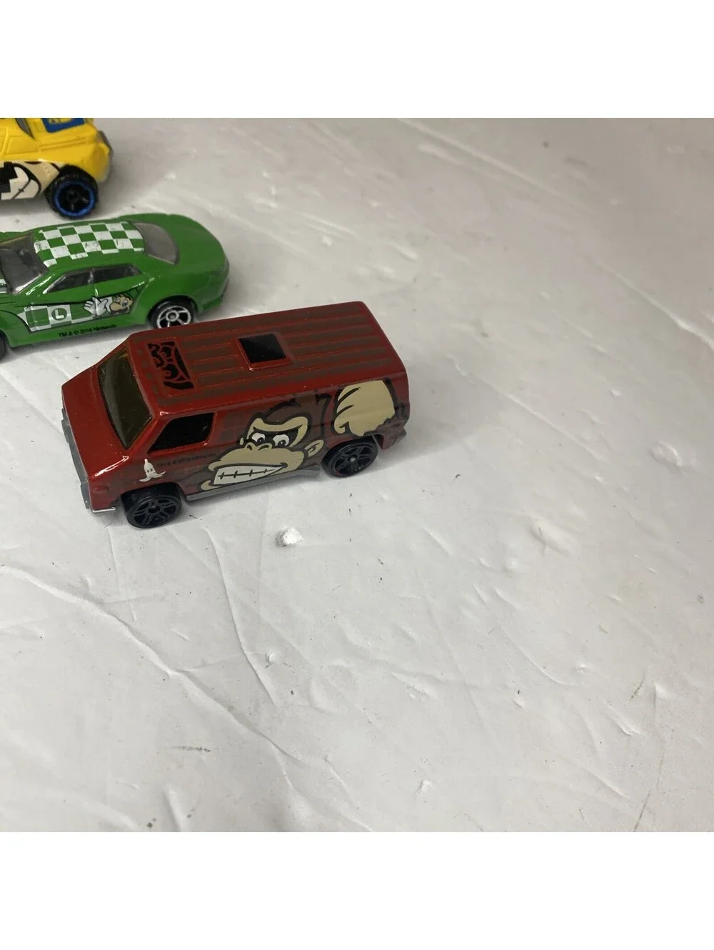 Nintendo Hot Wheels, Set Of 7,Donkey Kong, Yoshi, Toad,Luigi,Mario,warrio